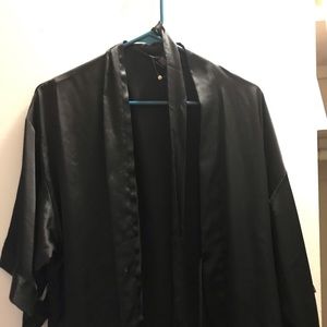 Victoria Secret Black Kimono